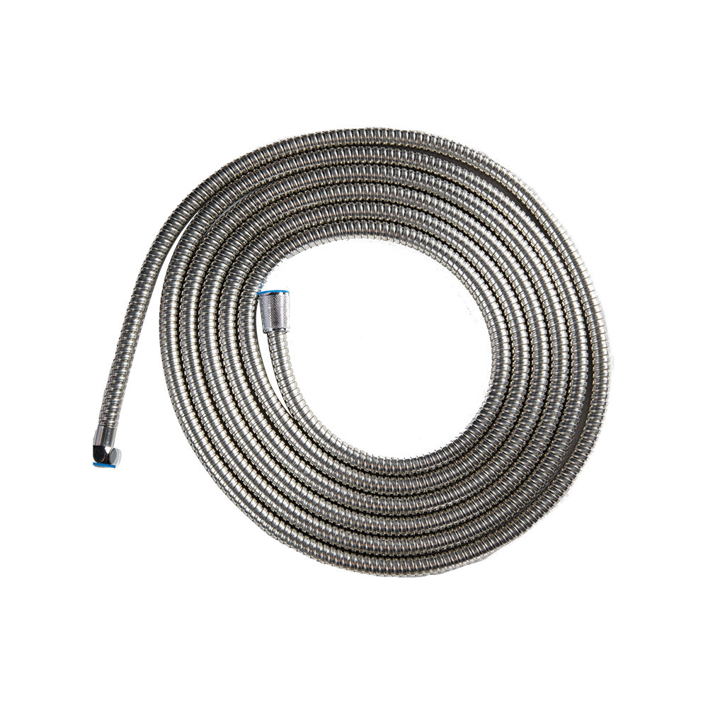 5m Premium Shower Hose and Twist Rose Pack