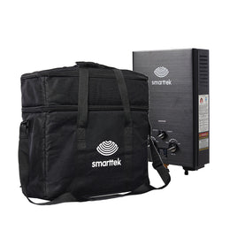 Smarttek Black carry bag designed to store the Smarttek Black hot water system.