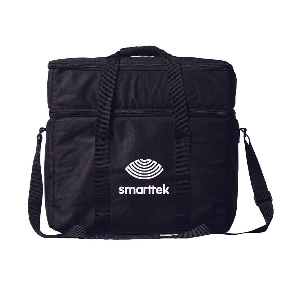 Smarttek Lite small carry bag showing padded construction and shoulder strap.