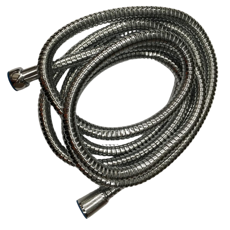 Smarttek 3m premium shower hose with flexible metal construction and standard shower hose fittings.