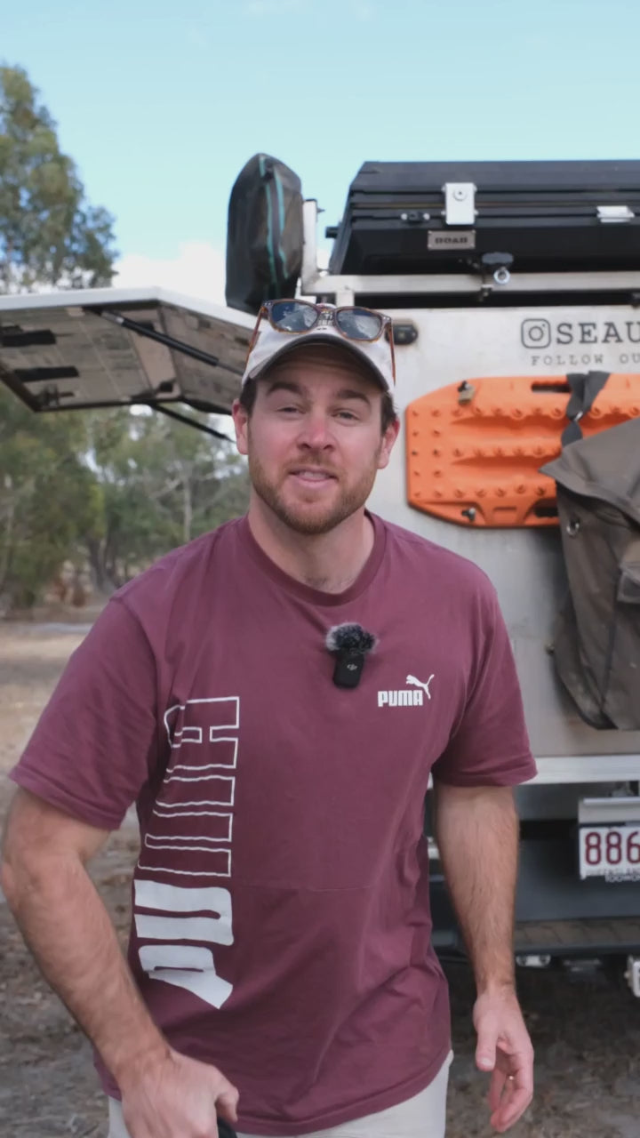 Smarttek portable hot water system in action